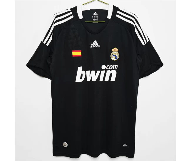 Real Madrid Away Retro Soccer Jersey 2008-2009 