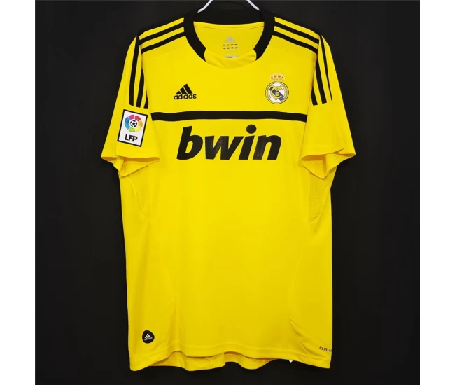 Real Madrid Goalkeeper Retro Soccer Jersey Yellow 2011-2012 