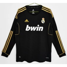 Real Madrid Long Sleeve Away Retro Soccer Jersey 2011-2012