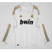 Real Madrid Long Sleeve Home Retro Soccer Jersey 2011-2012