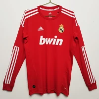 Real Madrid Long Sleeve Third Retro Soccer Jersey 2011-2012