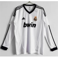 Real Madrid Long Sleeve Home Retro Soccer Jersey 2012-2013