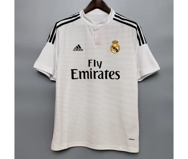 Real Madrid Home Retro Soccer Jersey 2014-2015