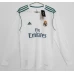 Real Madrid Long Sleeve Home Retro Soccer Jersey 2017-2018