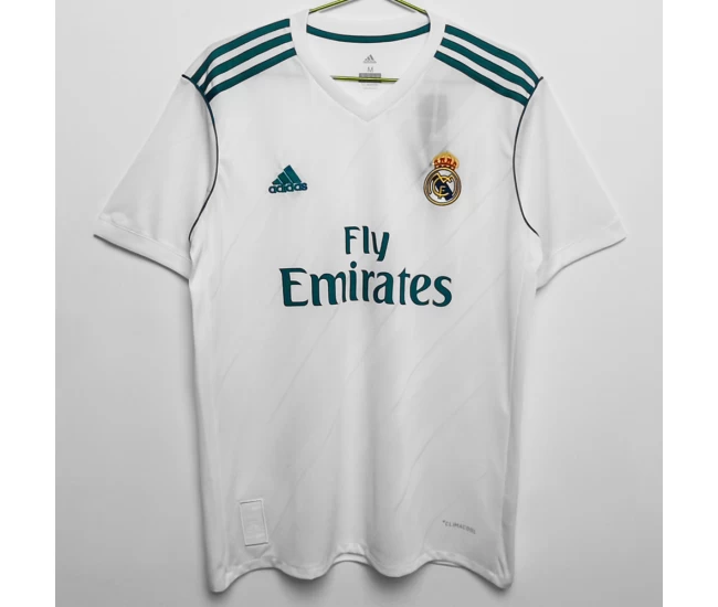 Real Madrid Home Retro Soccer Jersey 2017-2018