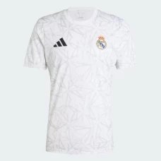 Real Madrid Mens Pre Match Soccer Jersey 2024