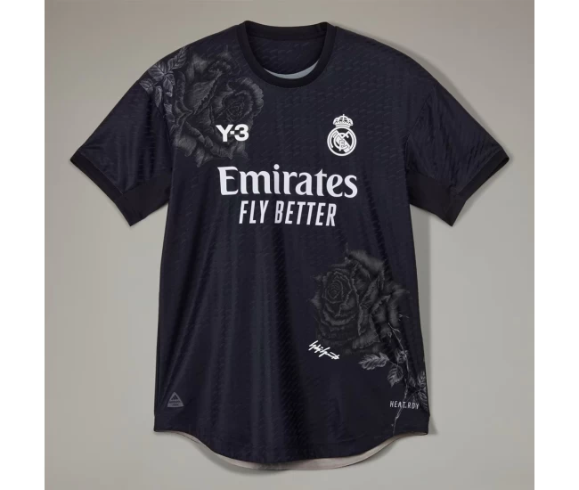 Real Madrid Mens Black Fourth Soccer Jersey 2023