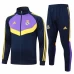 Real Madrid Navy Training Presentation Soccer Tracksuit 2024-25