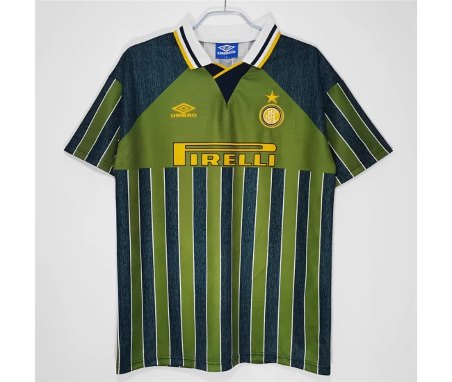 Inter Milan Away Retro Soccer Jersey 1995-1996