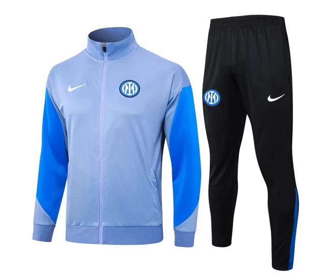 Inter Milano Blue Training Presentation Soccer Tracksuit 2024-25