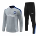 Inter Milano Grey Training Technical Soccer Tracksuit 2024-25