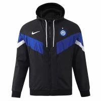 Inter Milan Mens Hooded Windrunner Jacket 2024