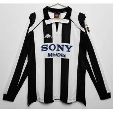 Juventus Long Sleeve Home Retro Soccer Jersey 1997-1998