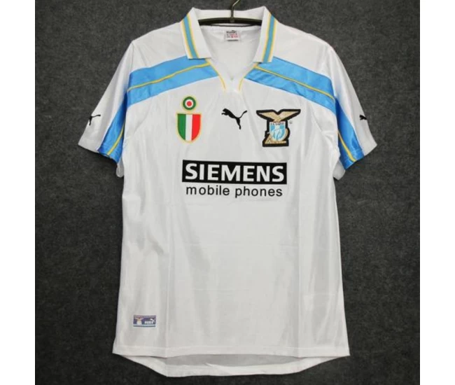 SS Lazio Centenary Retro Soccer Jersey 2000-2001