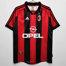 AC Milan Home Retro Soccer Jersey 1998-1999