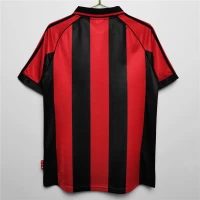 AC Milan Home Retro Soccer Jersey 1998-1999