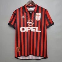 AC Milan Home Retro Soccer Jersey 1999-2000