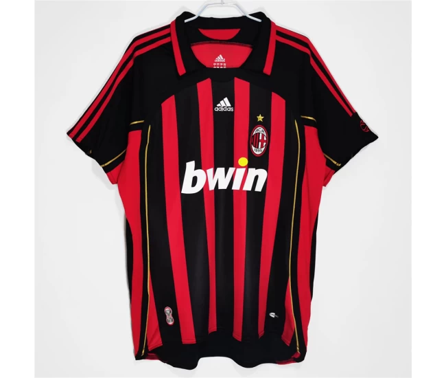 AC Milan Home Retro Soccer Jersey 2006-2007