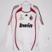 AC Milan Long Sleeve Away Retro Soccer Jersey 2006-2007