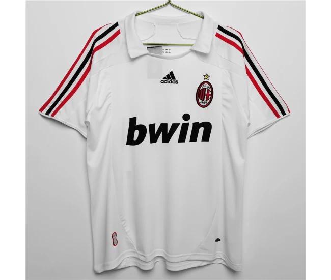 AC Milan Away Retro Soccer Jersey 2007-2008