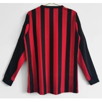 AC Milan Home Long Sleeve Retro Soccer Jersey 2013-2014