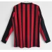 AC Milan Home Long Sleeve Retro Soccer Jersey 2013-2014