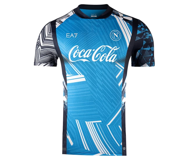 SSC Napoli Mens Pre Match Soccer Jersey 2024-25