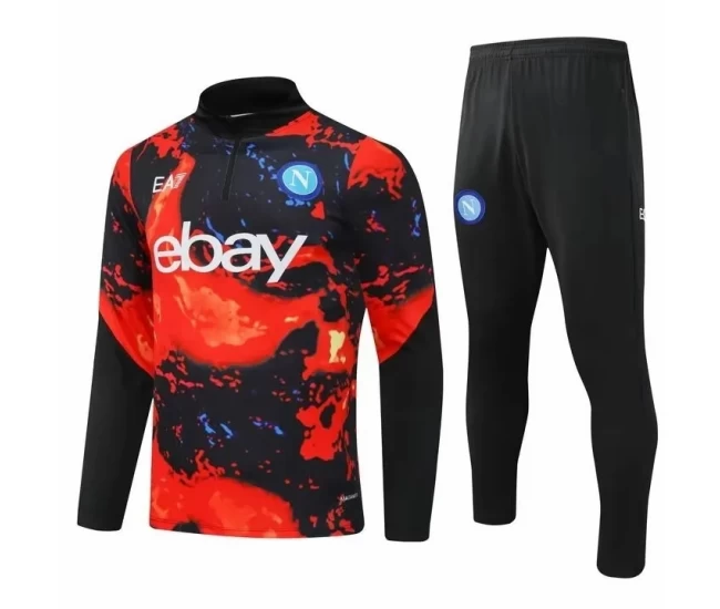 SSC Napoli EA7 Training Technical Soccer Tracksuit 2024-25