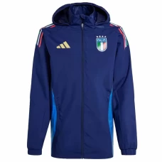 Italy Mens Training Rain Soccer Jacket 2024