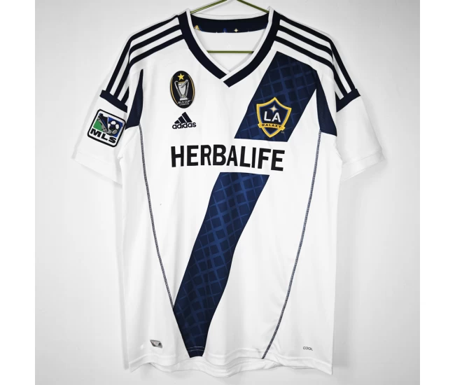 LA Galaxy Home Retro Soccer Jersey 2012 