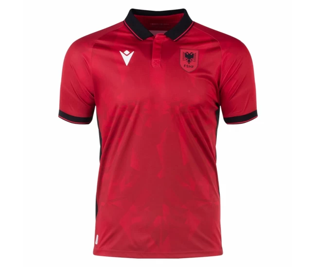 Albania Mens Home Soccer Jersey 2024