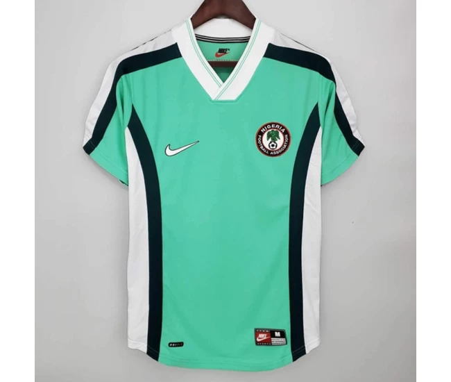 Nigeria Mens Home Retro Soccer Jersey 1998