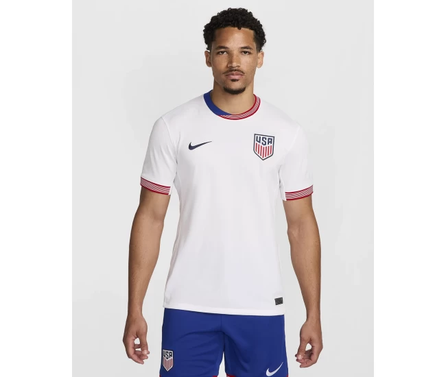 USA Mens Home Authentic Soccer Jersey 2024