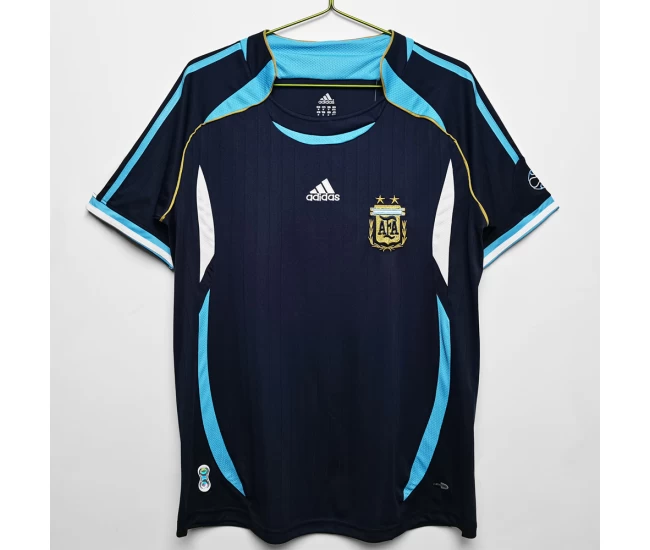 Argentina Away Retro Soccer Jersey 2006