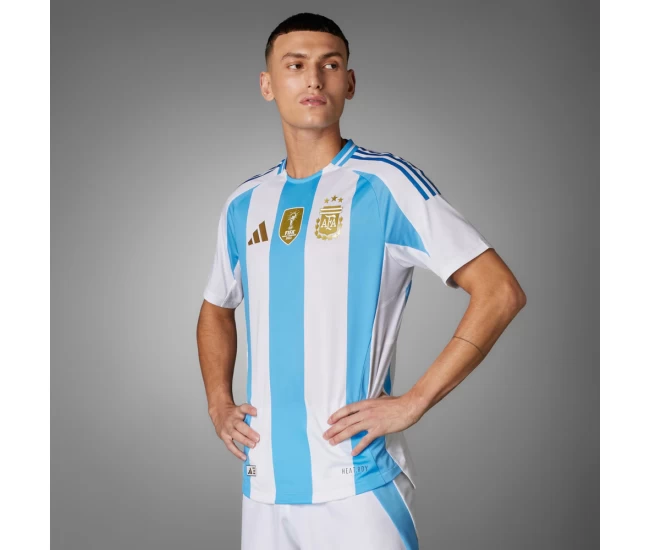 Argentina Mens Home Authentic Soccer Jersey 2024