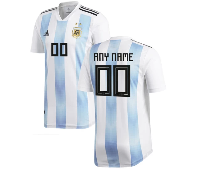 Argentina National Team 2018 Home Custom Soccer Jersey