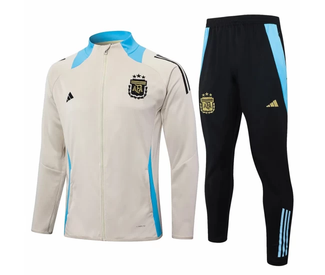 Argentina National Team Beige Training Presentation Soccer Tracksuit 2024-25