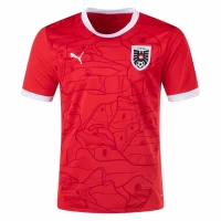 Austria Mens Home Soccer Jersey 2024