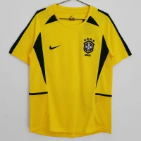 Brazil Home Retro Soccer Jersey 2002