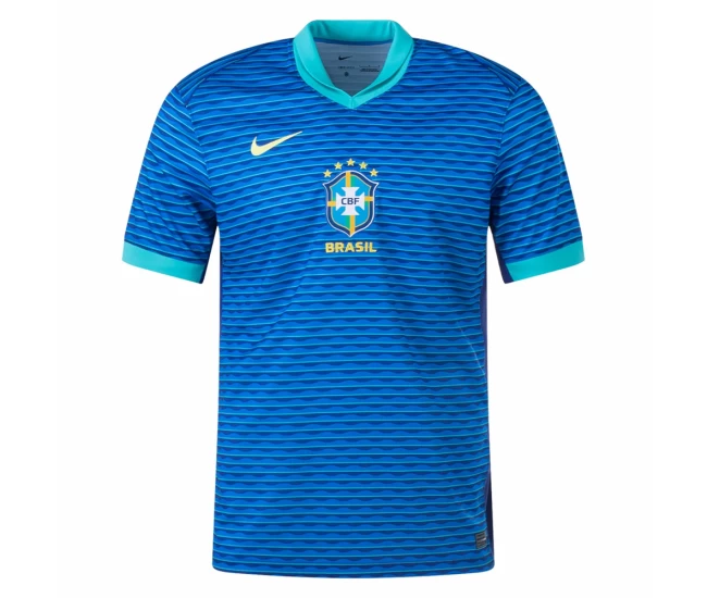 Brazil Mens Away Soccer Jersey 2024