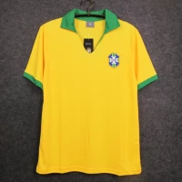 Brazil Home Retro Soccer Jersey 1957