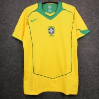 Brazil Home Retro Jersey 2004