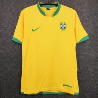 Brazil Home Retro Soccer Jersey 2006