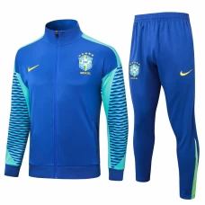 Brazil National Team Blue Training Presentation Soccer Tracksuit 2024-25