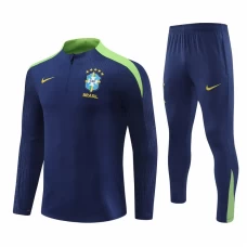 Brazil National Team Navy Training Technical Soccer Tracksuit 2023-24