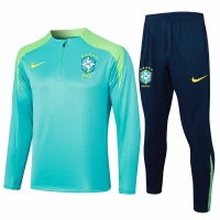 Brazil National Team Green Training Technical Soccer Tracksuit 2024-25