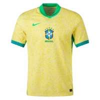 Brazil Mens Home Soccer Jersey 2024