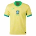 Brazil Mens Home Soccer Jersey 2024