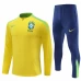 Brazil National Team Yellow Training Technical Soccer Tracksuit 2024-25