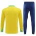 Brazil National Team Yellow Training Technical Soccer Tracksuit 2024-25